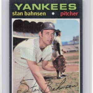 1971 Topps Stan Bahnsen #184 Yankees