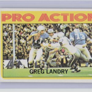 1972 Topps Greg Landry #261 Lions
