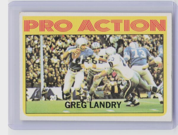 1972 Topps Greg Landry #261 Lions