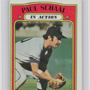 1972 Topps Paul Schaal #178 Royals