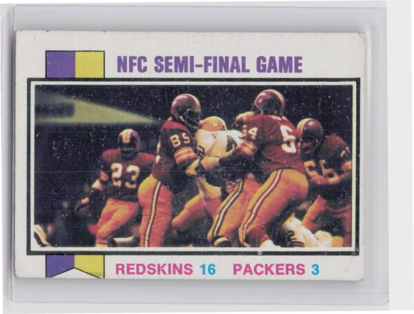 1973 Topps NFC Semi-Final Game #135 Packers