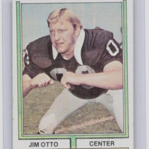 1974 Topps Jim Otto #409 Raiders