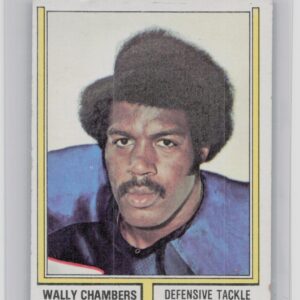 1974 Topps Wally Chambers RC #474 Bears