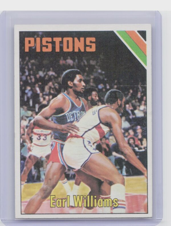 1975-76 Topps Earl Williams RC #109 Pistons