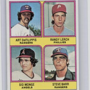 1976 Topps 1976 Rookie Pitchers DeFilippis / Lerch / Monge / Barr RC