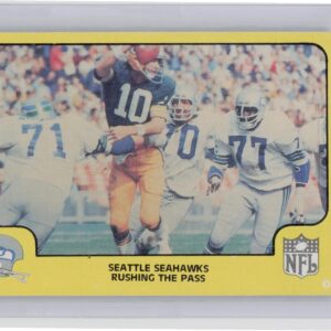 1978 Fleer Team Action Rushing the Pass #52 Seahawks