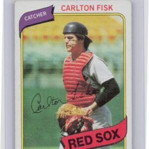 1980 Topps Carlton Fisk #40 Sox