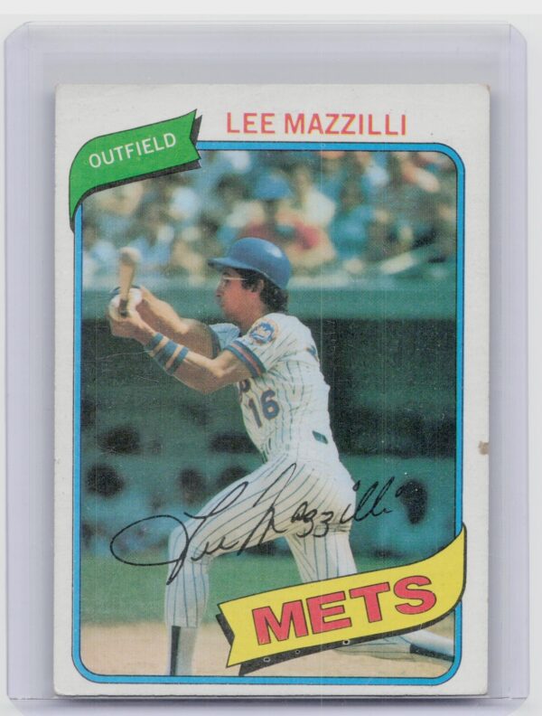 1980 Topps Lee Mazzilli #25 Mets