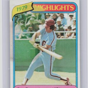 1980 Topps Pete Rose #4 Phillies