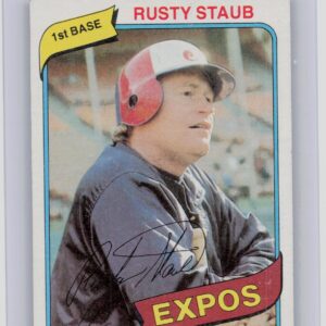 1980 Topps Rusty Staub #660 Expos