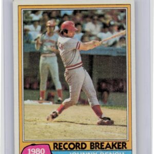 1981 Topps Johnny Bench #201 Reds