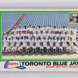 1981 Topps Toronto Blue Jays / Bobby Mattick #674 Jays