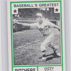 1982 TCMA Baseball's Greatest Pitchers (White Back) Dizzy Dean #36 Cardinals