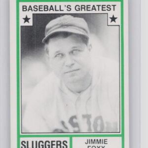 1982 TCMA Baseball's Greatest Sluggers (White Back) Jimmie Foxx #20 Sox