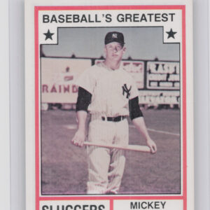1982 TCMA Baseball's Greatest Sluggers (White Back) Mickey Mantle #3 Yankees