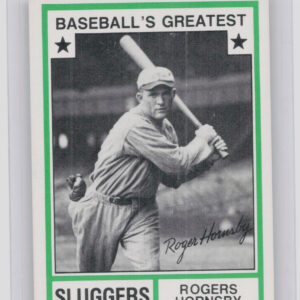1982 TCMA Baseball's Greatest Sluggers (White Back) Rogers Hornsby #21 Cardinals