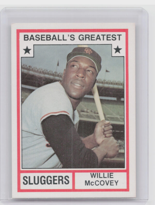 1982 TCMA Baseball's Greatest Sluggers (White Back) Willie McCovey #6 Giants