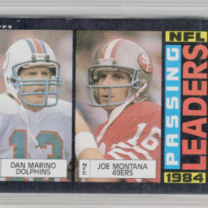 1985 Topps Dan Marino / Joe Montana #192 49ers