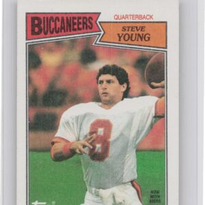 1987 Topps Steve Young VAR #384 49ers