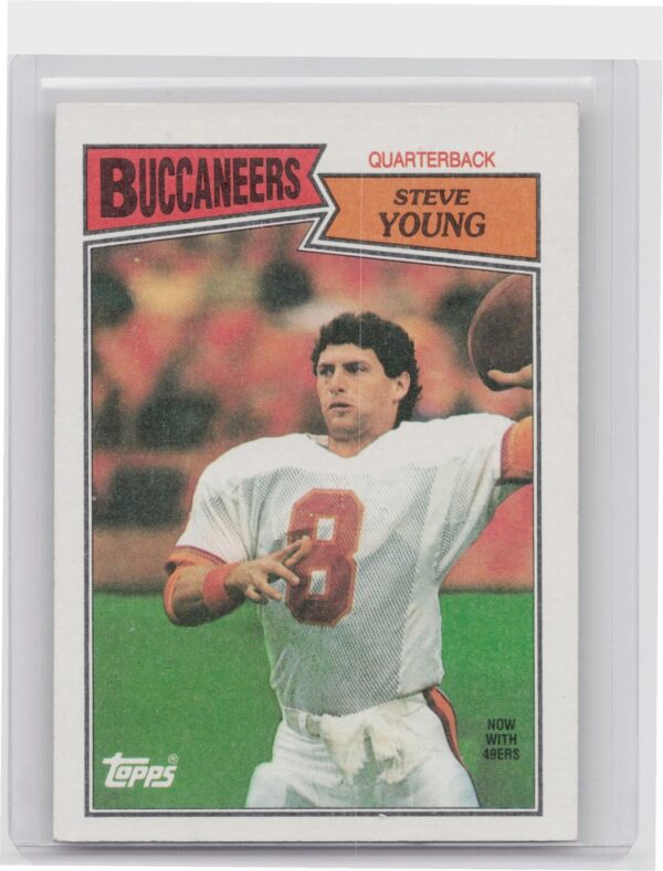 1987 Topps Steve Young VAR #384 49ers