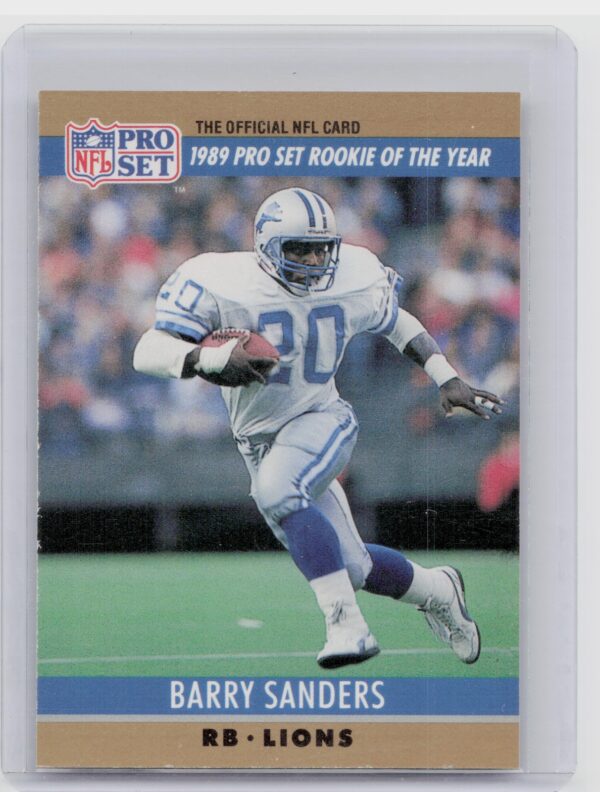 1990 Pro Set Barry Sanders #1 Lions