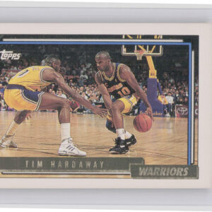 1992-93 Topps Tim Hardaway Gold #188 Warriors