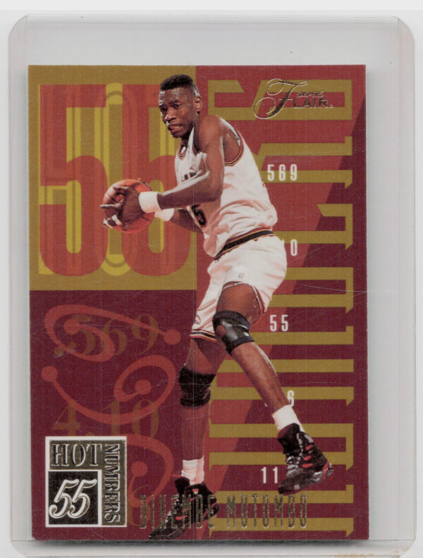 1994-95 Flair Dikembe Mutombo #10 Nuggets Hot Numbers