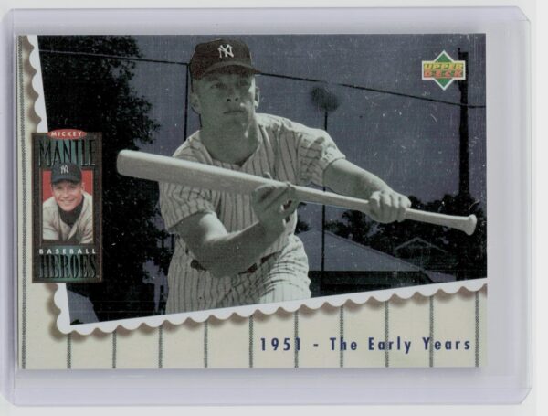 1994 Upper Deck Mickey Mantle #64 Yankees Baseball Heroes: Mickey Mantle