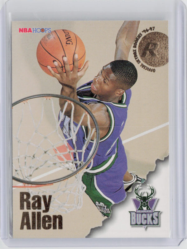 1996-97 Hoops Ray Allen RC #279 Bucks