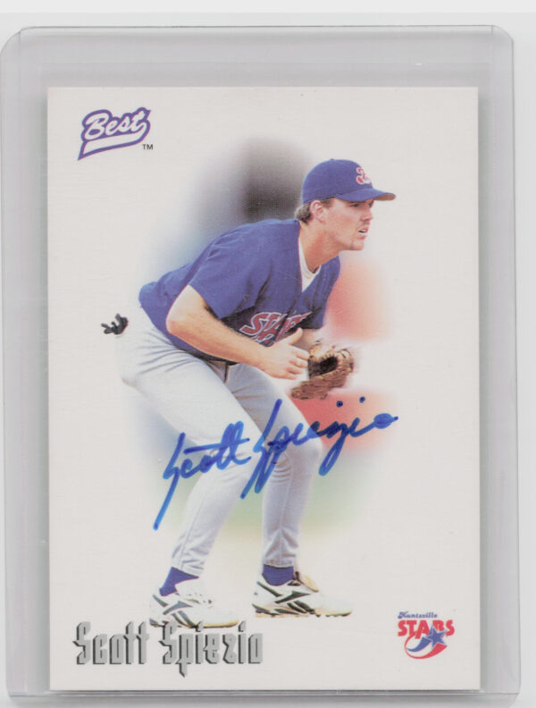 1996 Best Scott Spiezio AU #NNO Stars Autographs