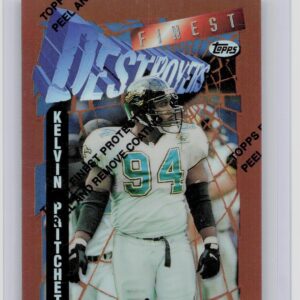 1996 Finest Kelvin Pritchett Destroyers Refractor #349 Jaguars
