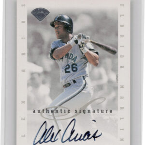 1996 Leaf Signature Series Alex Arias AU #NNO Marlins Extended Series Autographs