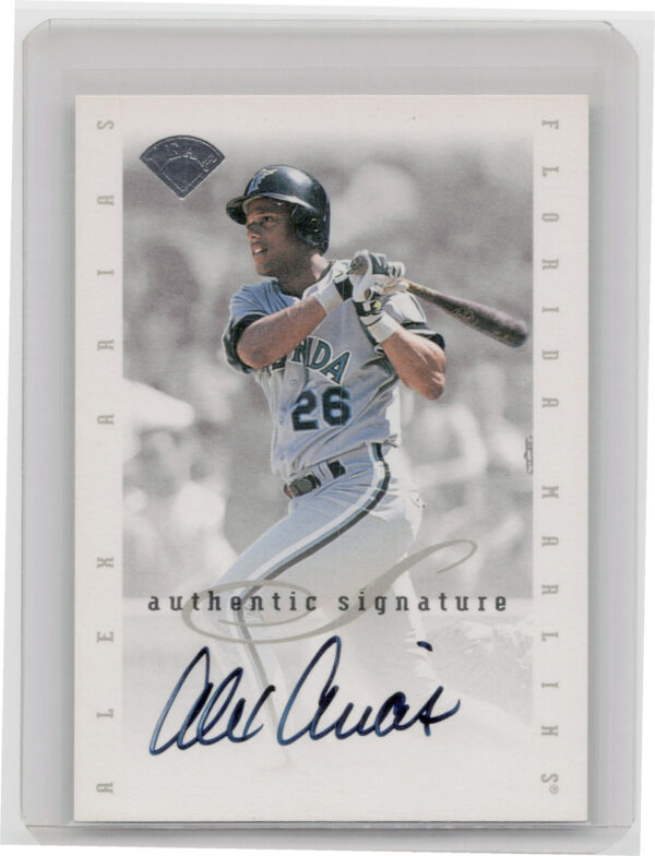 1996 Leaf Signature Series Alex Arias AU #NNO Marlins Extended Series Autographs