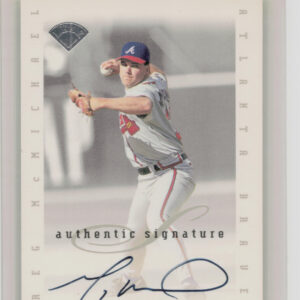 1996 Leaf Signature Series Greg McMichael AU #NNO Braves Extended Series Autogra