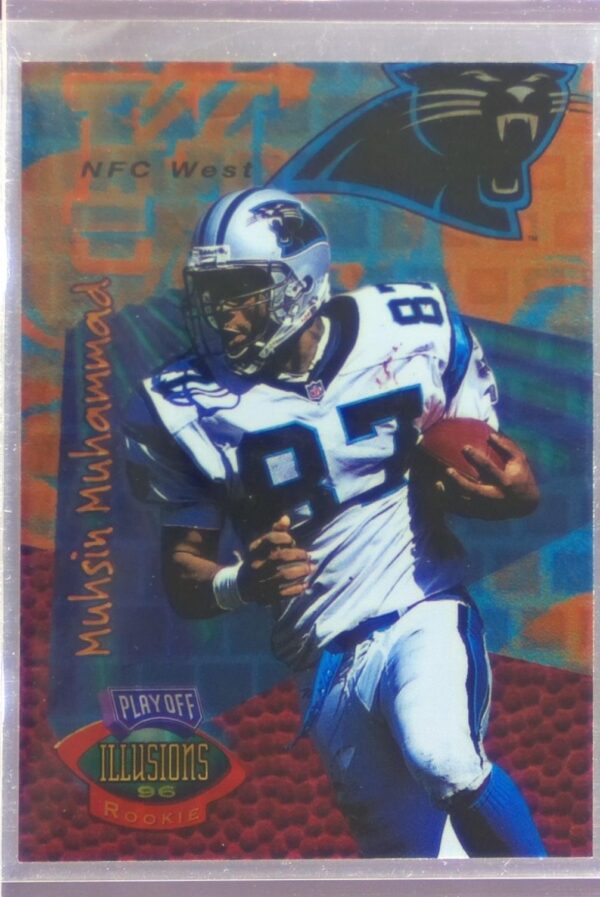 1996 Playoff Illusions Muhsin Muhammad Spectralusion Elite #71 Panthers