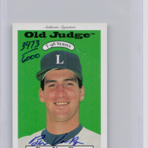 1996 Signature Rookies Old Judge Ben Van Ryn AU SN6000 #34 Dukes Signatures