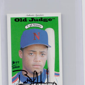 1996 Signature Rookies Old Judge Butch Huskey AU SN6000 #13 Tides Signatures