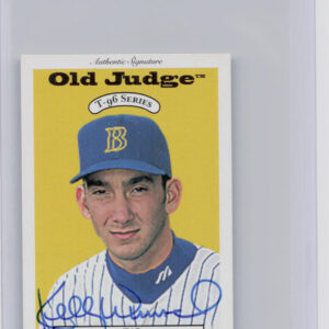 1996 Signature Rookies Old Judge Kelly Wunsch AU SN6000 #37 Brewers Signatures