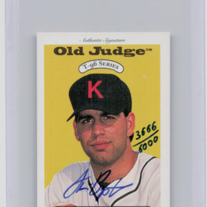 1996 Signature Rookies Old Judge Travis Baptist AU SN6000 #2 Chiefs Signatures