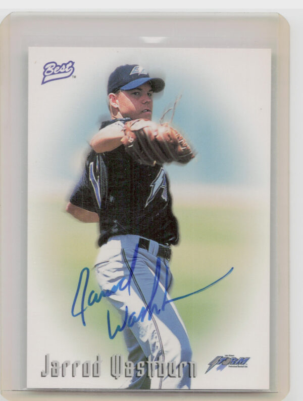 1997 Best Jarrod Washburn AU #NNO Storm Autographs Autograph Series