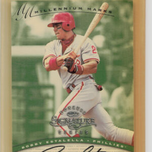 1997 Donruss Signature Series Bobby Estalella AU SN1100 #NNO Phillies Signature