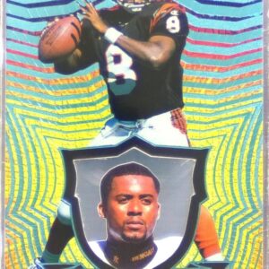 1997 Pacific Invincible Jeff Blake Platinum Blue #31 Bengals