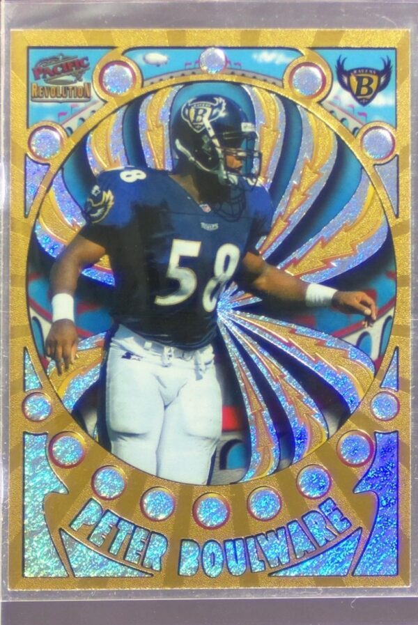 1997 Pacific Revolution Peter Boulware RC #12 Ravens