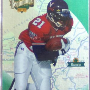 1997 Playoff Absolute Beginnings Tiki Barber RC #6 Giants