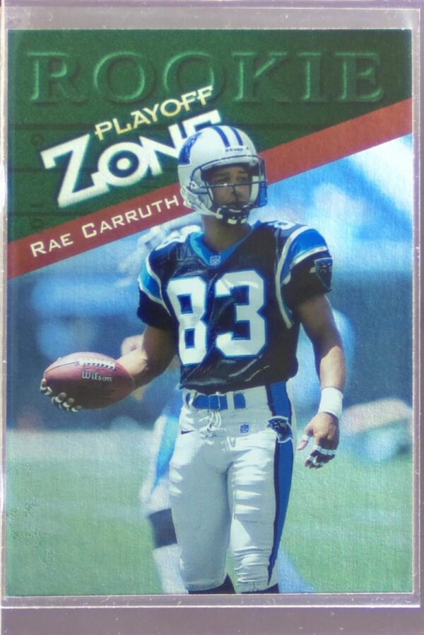 1997 Playoff Zone Rae Carruth RC #147 Panthers