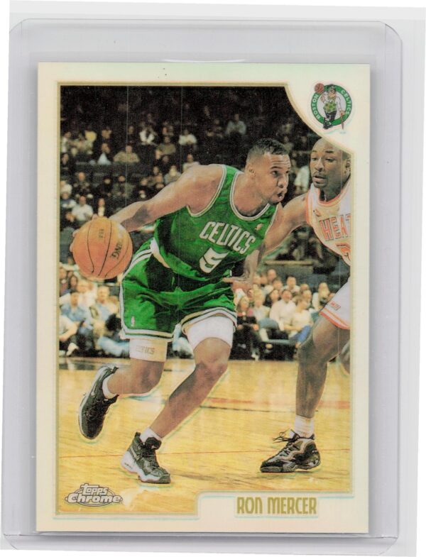 1998-99 Topps Chrome Ron Mercer Refractor #104 Celtics