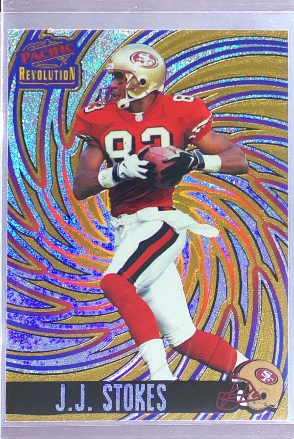 1998 Pacific Revolution J.J. Stokes #128 49ers