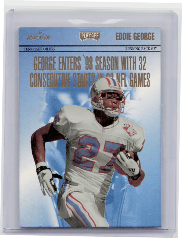 1998 Playoff Momentum SSD Hobby Eddie George #11 Oilers Headliners