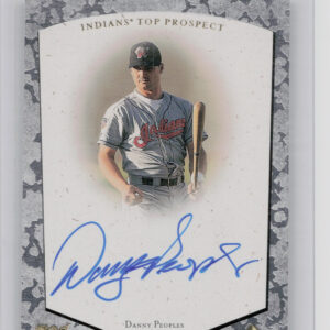 1998 SP Top Prospects Danny Peoples AU #DP Indians Autographs
