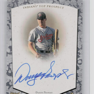 1998 SP Top Prospects Danny Peoples AU #DP Indians Autographs